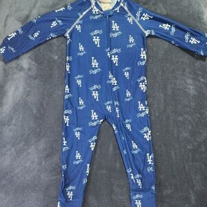 2T LA Dodgers Footless Bodysuit